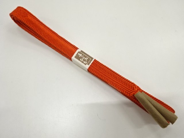 JAPANESE KIMONO / UNUSED HAND-TIED OBIJIME